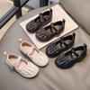 Children's Casual Moccasins Shoes Girls Solid Color Elastic Shoes Fashion Kids Princess Flats Shoes Size 26-36 Spring Autumn