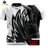 Men's T-shirt Quick Drying Tee Shirt Game Competition Clothes Printed Short Sleeve T Shirts Boys Breathable Sport Tops