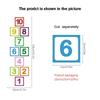 Parent-child Hopscotch Floor Stickers 10/15/20cm Number Grid Sticker  Kindergarten Ornament