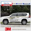 Toyota Prado 10-22 Модели Автомобильная Полоса на Кузов Наклейка на Поясную Линию.