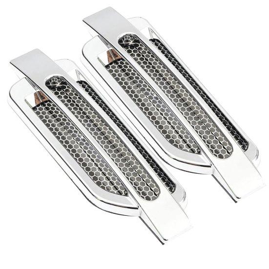 1 пара автомобильных капотов, боковые воздушные потоки, вентиляционная крышка, впускная решетка, декоративные наклейки для воздуховодов