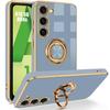 Case - BOOLING - for Samsung Galaxy A13 5G/A04s - Shockproof - Liquid Silicone - Rotating Ring