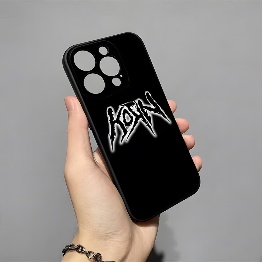 Чехол для телефона K-Korn Hot Metal Rock Band для IPhone 17 Pro Max 16 15 14 Pro Max 13 11 X Xs Xr 8 7Plus Силиконовый чехол