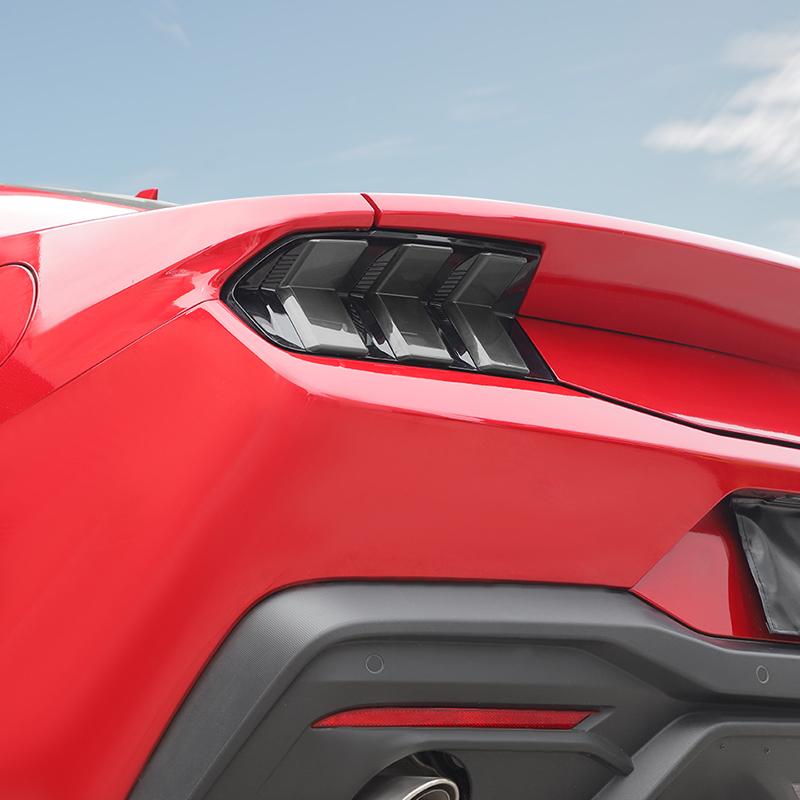 Car Tail Light Cover Taillight Decorative Stickers  For Ford Mustang 2024 Up Car Exterior Accessories, ABS Plastic