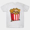 T Shirt Women Sloth Fries Harajuku Print Kawaii Tshirt Summer Short Sleeve Female T-Shirt Top Tee