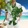 Men's Fashion Loose Hawaiian Printed Short Sleeve Beach Shirt