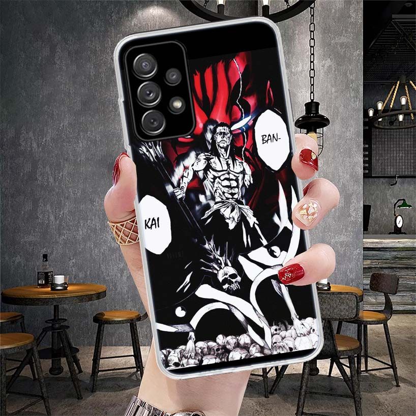 Мягкий чехол для телефона Bleach с Зараки Кенпачи для Samsung Galaxy S22 S23 S24 S25 Edge S26 Ultra S20 FE S21 Plus + Fundas Coque Galaxy S