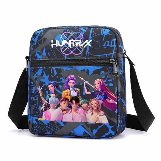 KPOP сумка-ланч через плечо из Оксфордской ткани с принтом для студентов, повседневная сумка на плечо с мультяшным дизайном