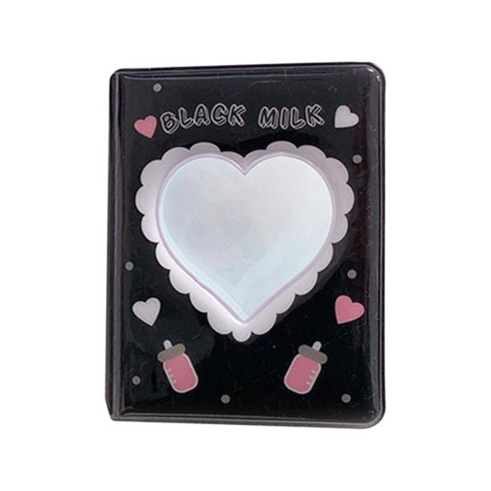 Держатель для фотокарт шикарный водонепроницаемый портативный переплет для фотокарт с полым сердцем держатель для фотокарточек для фотокарт для коллекции