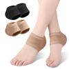 2 Pairs Gel Heel Socks for Foot Moisturizing Care Protective Sleeves Relief from Plantar Fasciitis Pain Cushion and Cracked Heel Protection