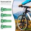 10Pcs Bicycle Spoke Cover Aluminum Alloy Spoke Nipples Easy Installation Bicycle Parts for MTB Road Bikes