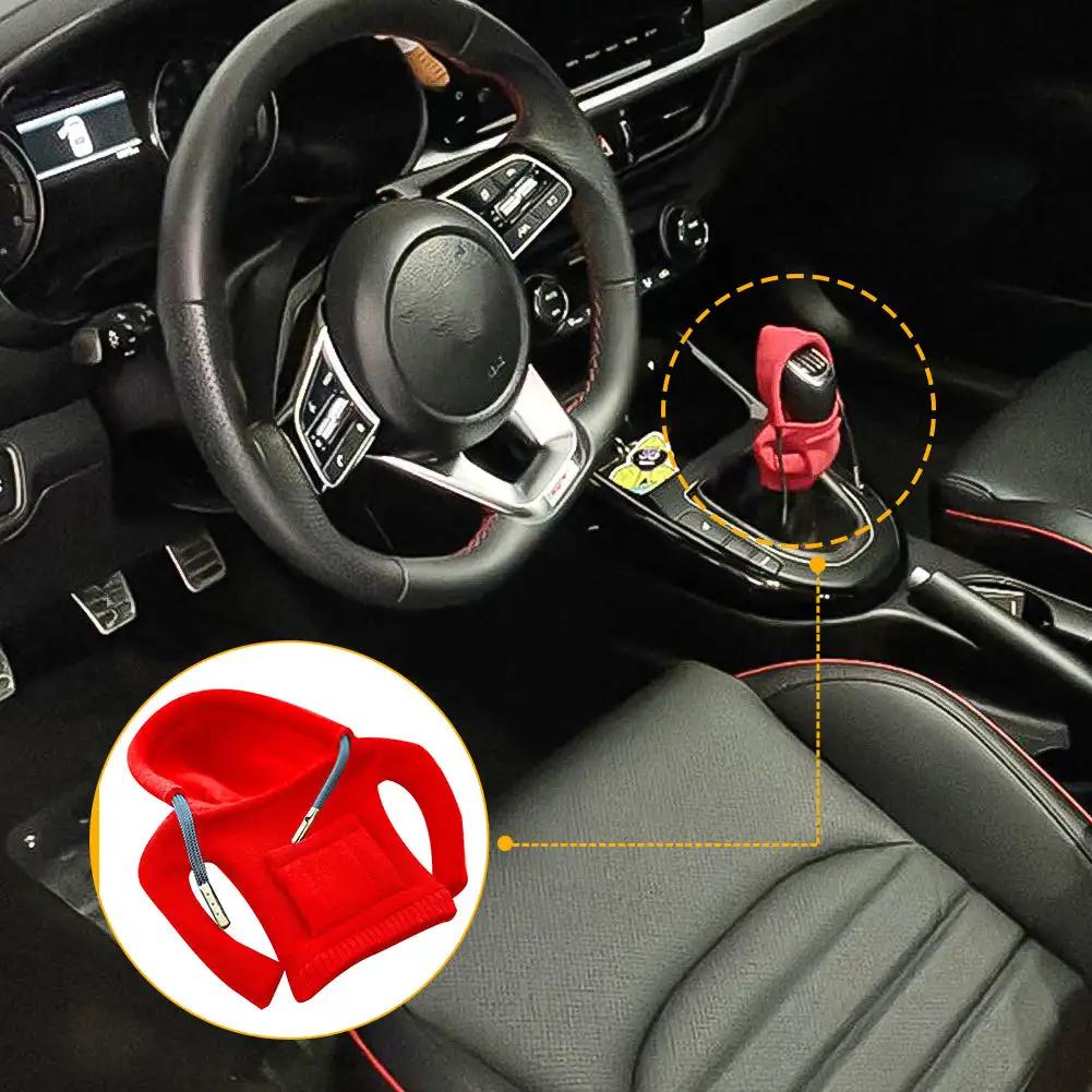 2024 Gear Shift Hoodie Cover Gear Shift Cover Gear Hand Decorations Подходит для механической автоматической коробки передач Hoodie Covers Switch Gear Gear Внутренний декор