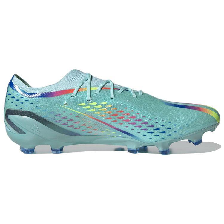 Adidas X Speedportal.1 AG Al Rihla Pack — Мужские кроссовки Clear Aqua Blue Solar-Red Power-Blue GW8424