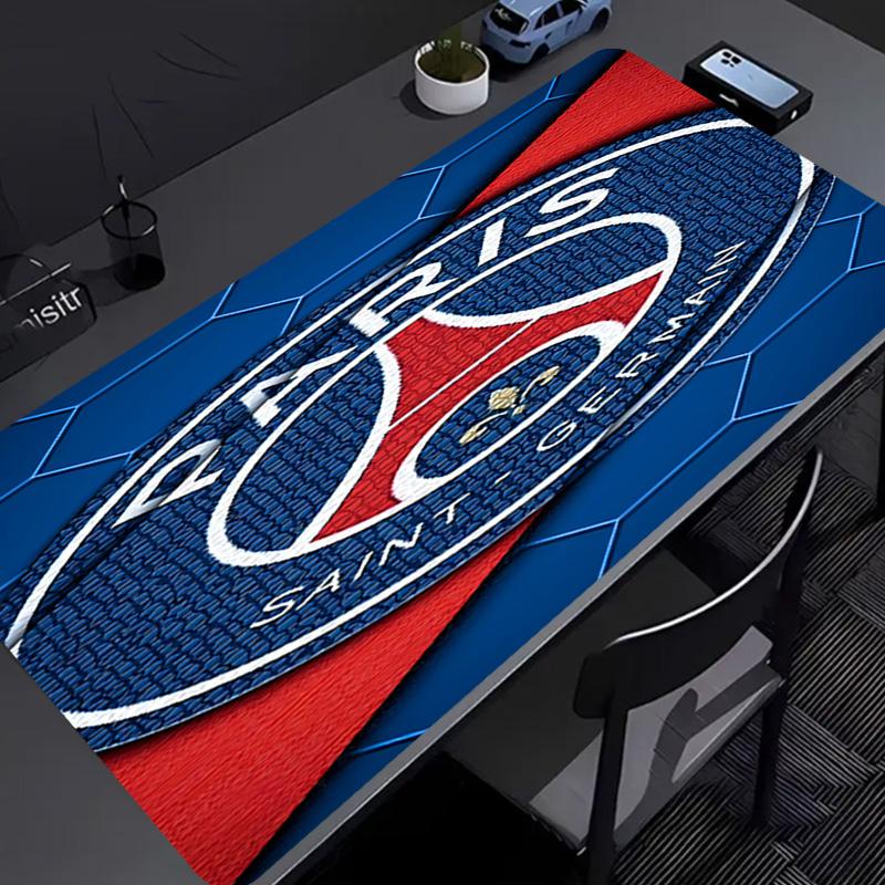 Paris Saint Germain FC logo Mouse Pad - Non-Slip Rubber Base, Smooth Surface for Work,Gaming,Office,And Home Use, Desk Mouse Pad