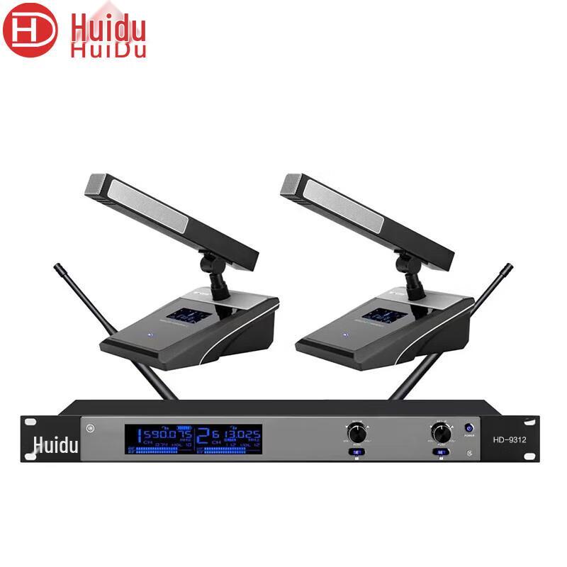 Профессиональная беспроводная UHF микрофонная система HuiDu (Китайская версия)
