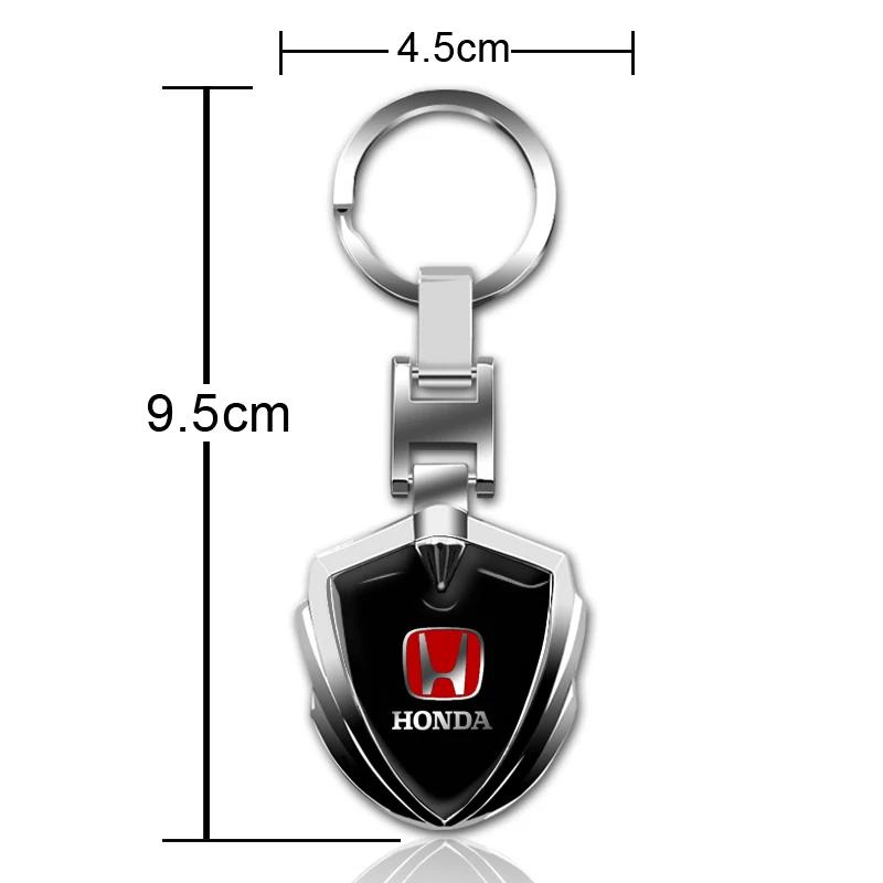 CLVRX1 Car Styling 3D Metal Wings Trunk Side Window Body Sticker Decal For Honda Civic Fit Jazz Accord Pilot CRV Odyssey Passport