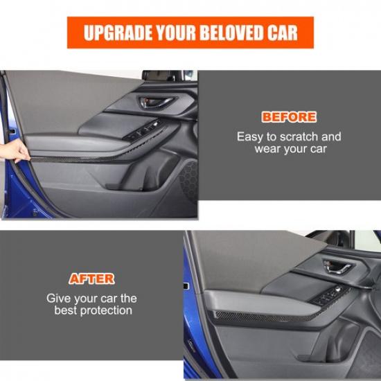 Наклейка-молдинг на подлокотник передней двери из углеродного волокна для Subaru Crosstrek -2024