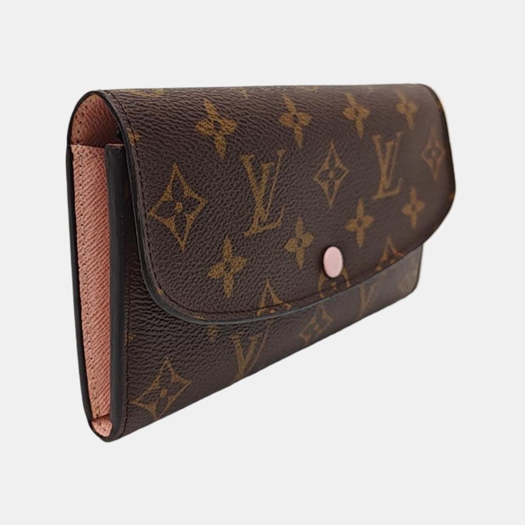 [Б/У] Кошелек Louis Vuitton Emilie 'Коричневый канвас Monogram' - Очень хорошее состояние #15UBXXS
