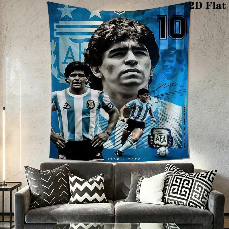 SSC Napoli Wall Hanging Printed Fabric Blanket Decorative Tapestries for Bedroom Living Room Home Decor