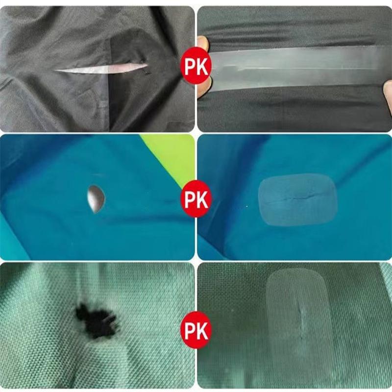 10 шт. Прозрачная ТПУ Водонепроницаемая Заплатка Наружная Лента для Ремонта Палатки Надувные Игрушки Плавсредство для Бассейна Надувная Кровать Набор Заплаток Ремонтная Лента Прочная