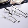 1pc Cutlery Portable Travel Dinner Fork Spoon Outdoor Camping Western Tableware Washable Kitchen Tools