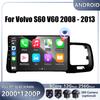 9“ 4G для Volvo S60 V60 2008 - 2013 Автомобильная ОС Android Радио Стерео Мультимедиа Видео GPS Навигатор Плеер QLED экран BT 5.0