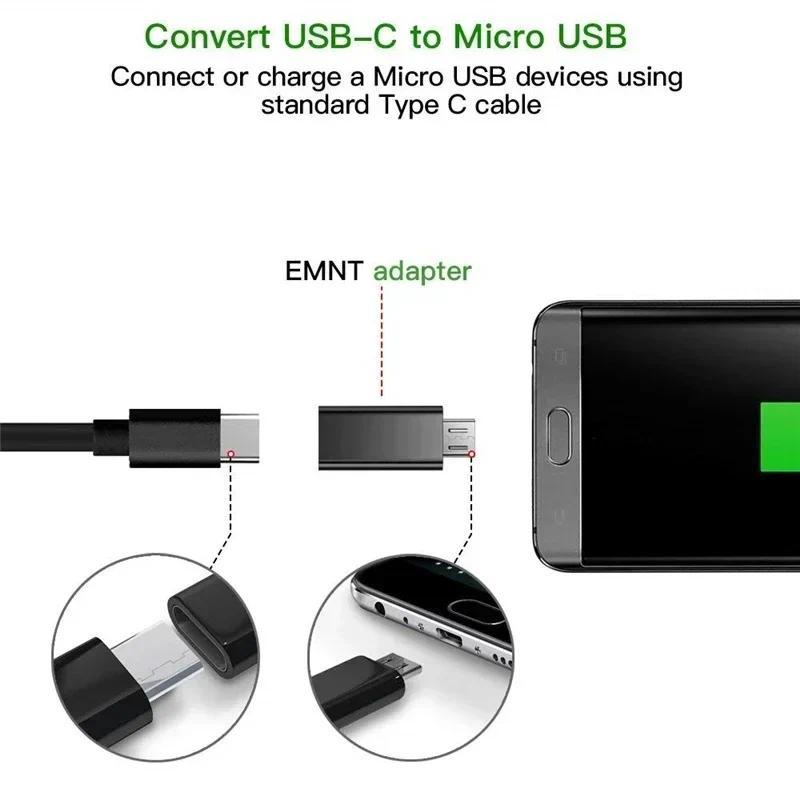 HdoorLink 2A Быстрая зарядка USB Type C «мама» на Micro USB «папа» Разъем адаптера Type-C на Mini USB 2.0 Адаптер зарядного устройства для конвертера телефона Android