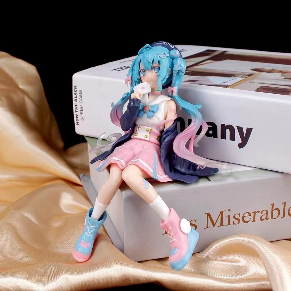 Hatsune Miku Pvc Figure Model 14.5cm Cute Anime Character Decoration Gift