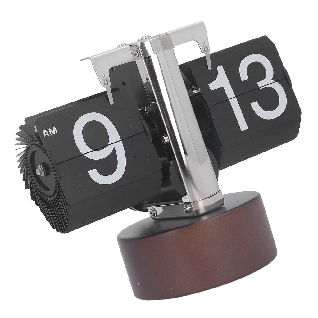 Автоматические перекидные цифровые часы, механические перелистывающие страницы, 12-часовые перекидные настольные часы для гостиной