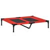 XXL Elevated Dog Cat Bed Camp Bed Animal 92L X 76W X 18H Cm Red