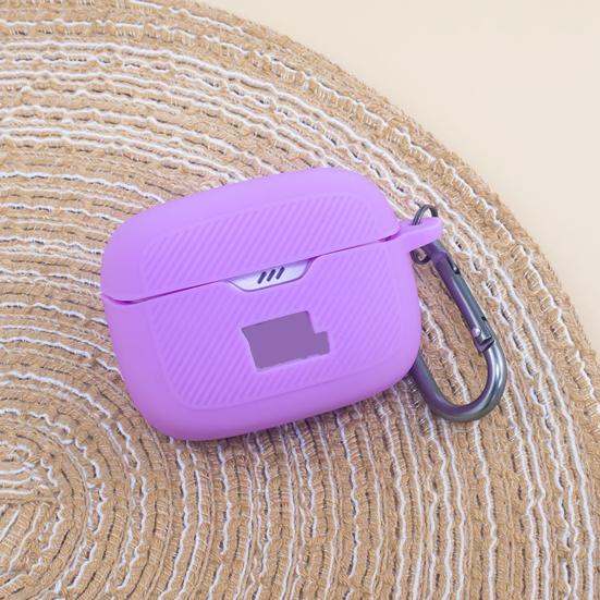 Силиконовый защитный чехол для наушников, пыленепроницаемый, водонепроницаемый, однотонный, с подвесной пряжкой, чехол для беспроводных наушников JBL TUNE BUDS