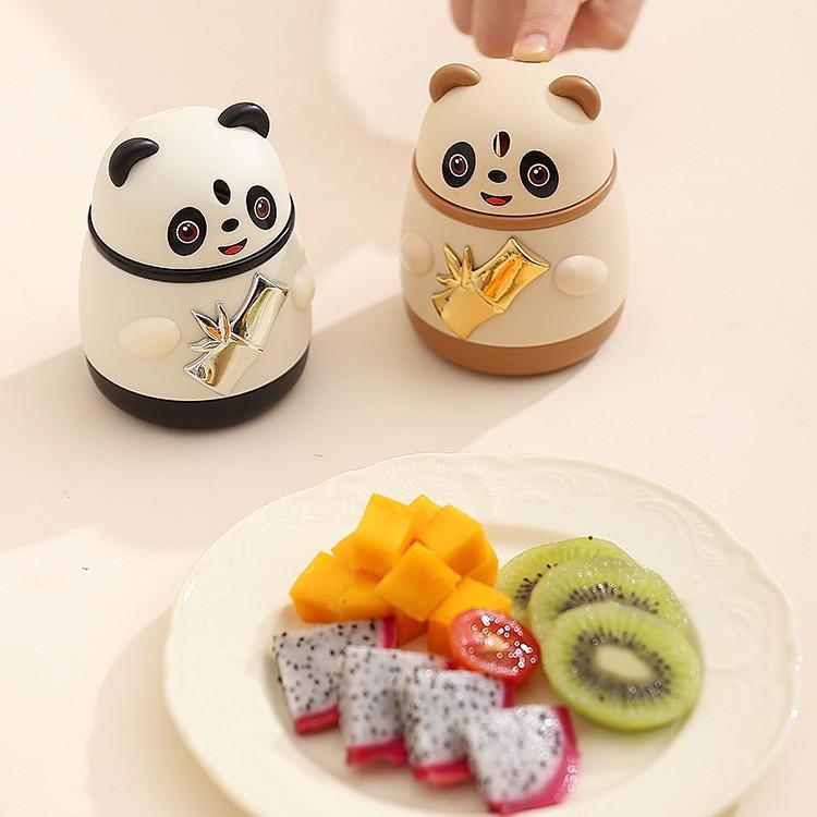 Restaurant Decorative PP Panda Cat Unique Cute Toothpick Holder Storage Box Container Jar Toothpick Dispenser