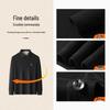 Montagut Men's 100% Cotton Long-Sleeve Embroidered Polo Shirt