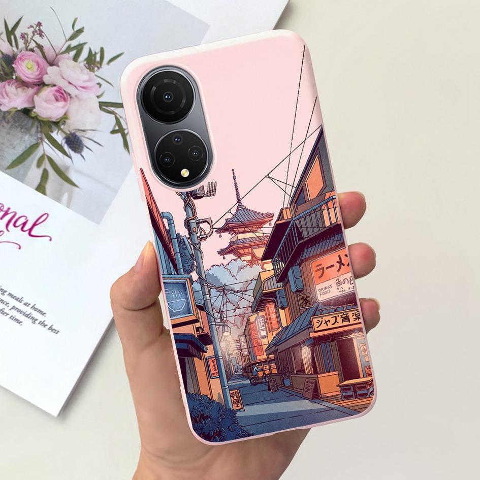 For Honor X7 X7a Case Lovely Duck Astronaut Soft Silicone Matte Phone Cover For Honor X7b CLK-LX1 Funda X 7b X 7a HonorX7 Bumper