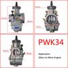Карбюратор для мотоцикла PWK 33 34 35 36 38 40 42 мм Для Honda CR250R Гоночных скутеров Мотокросса Квадроцикла С Power Jet PWK38 300-650cc