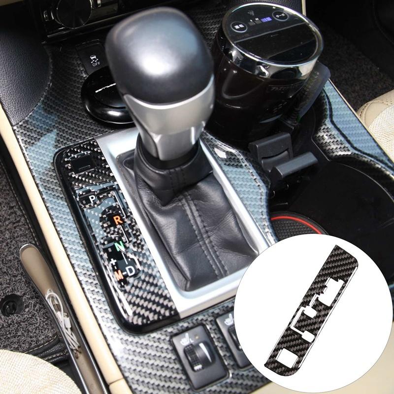Углеродное волокно ABS панель переключения передач ручка ручного тормоза крышка отделка декоративные наклейки для Toyota Highlander