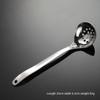 HANYANG 316 Stainless Steel Le Chef Soup Shell Funnel Bright Male Spoon Household Kitchen Large Round Soup Spoon Tableware