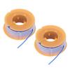2Pcs Lawn Mower Spool Line Nylon Trimmer Accessories Replacement Fit for BOSCH ART 30 ART 30FA Blue