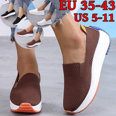 Модные женские туфли на плоской подошве Сетчатые туфли на плоской подошве Женские легкие спортивные туфли Одиночные туфли Удобная повседневная обувь