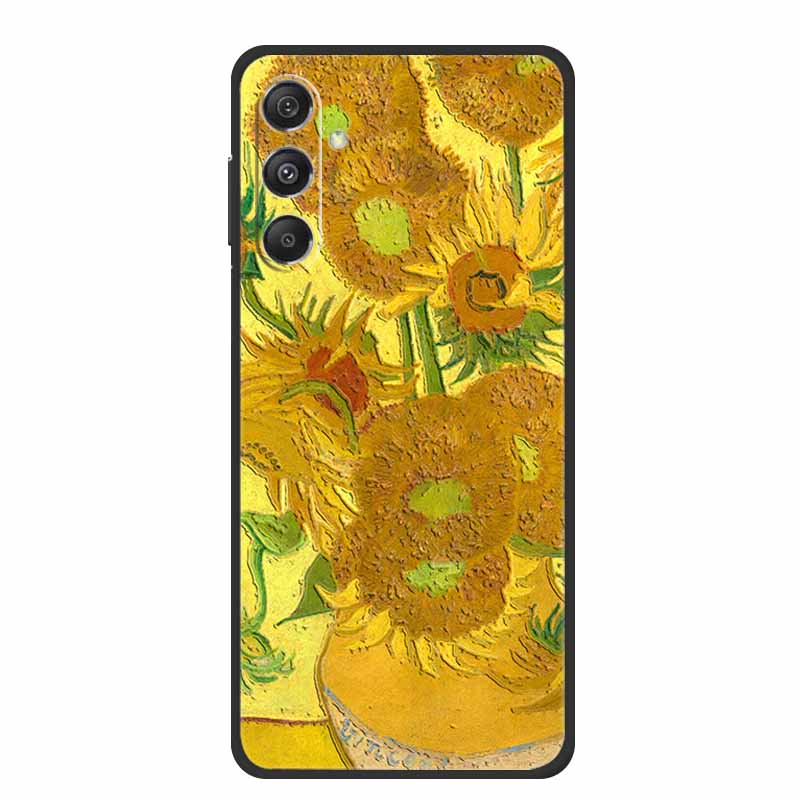 3D Emboss Case For Samsung Galaxy A16 5G Phone Case Coque Flowers Soft Silicone Back Cover For Samsung A56 A36 M16 F16 A26 Case