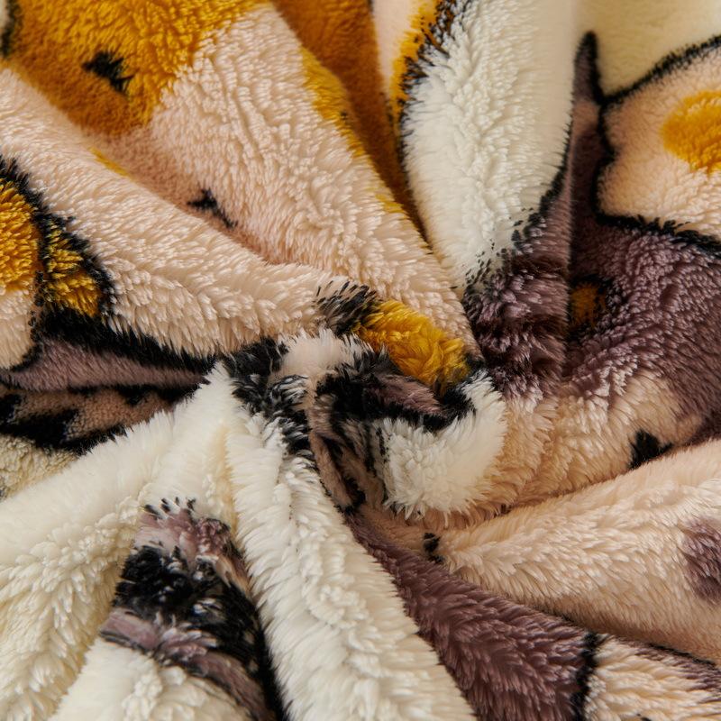 Подушка для дивана Зимняя Утолщенная Плюшевая Подушка для Сиденья Простой Мультяшный Нескользящий Кожаный Чехол для Дивана Новый Чехол Полотенце