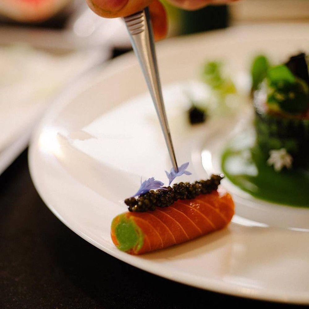 Презентация горячего блюда Кухонный инструмент Зажим для барбекю Пинцет для еды Щипцы для барбекю из нержавеющей стали