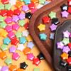 Loose Beads 200Pcs/Bag Little Stars Shapeds DIY Beading Material Acrylic for Bracelet Necklace Key Chain 10.2mm