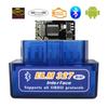Mini ELM327 V2.1 Bluetooth OBD2 Беспроводной автомобильный диагностический сканер 2-слойная печатная плата ELM 327 PIC18F25K80 Чип Универсальный протокол OBD II Считыватель кодов автомобиля