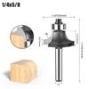 45 Degree Chamfer Router Bit 1/4inch 6mm Shank Edge Forming Bevel Woodworking Milling Cutter for Wood Bits