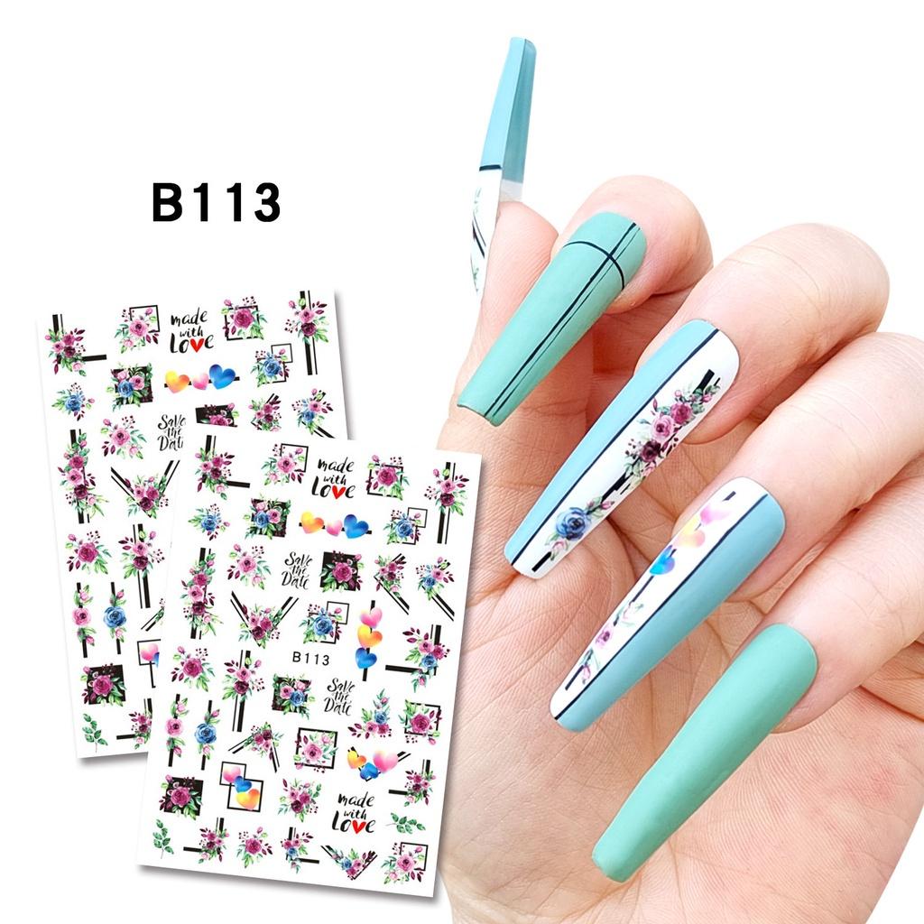 Модные и персонализированные 3D-наклейки для ногтей ручной работы