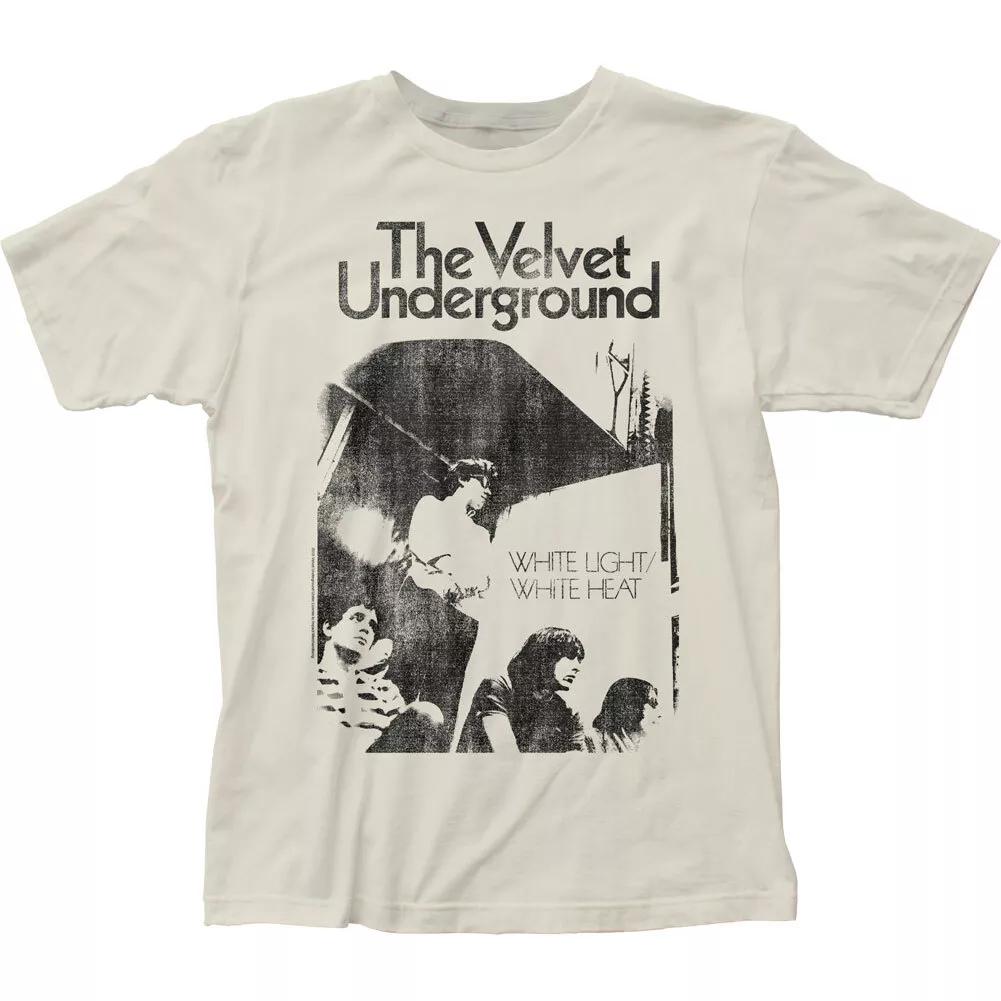 Velvet Underground White Light White Heat Мужская футболка Классическая футболка Винтажный белый