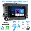 2Din Android Carplay GPS Car Multimedia Player for Volkswagen Golf Polo Tiguan Passat B7 b6/SEAT Leon/Skoda Octavia 2+64GB