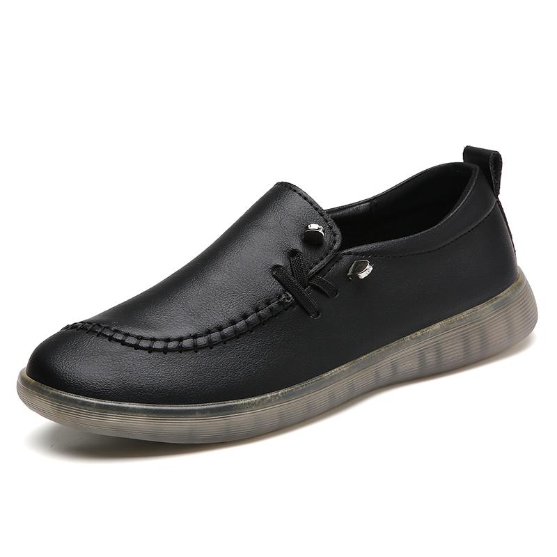 Fashion Shoes for Women Moccasins Flats Woman Loafers Genuine Leather Female Shoes Slip On Ballet Nurse Women's Shoes Plus Size 2025