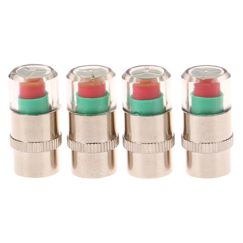 2/4 шт. Индикатор манометра для автомобильных шин, внешний датчик обнаружения клапана, универсальный тип, контроль состояния клапана, датчик крышки клапана